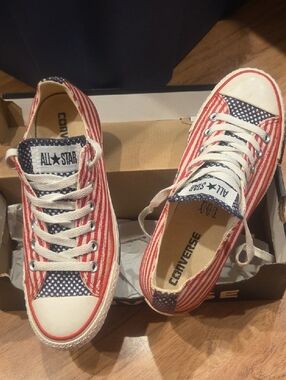 Converse PATRIOTIC Canvas Low Top Size W7
